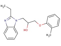 1-(2-ethyl-1H-benzimidazol-1-yl)-3-(2-methylphenoxy)-2-propanol