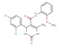4-(2,4-dichlorophenyl)-N-(2-methoxyphenyl)-6-methyl-2-oxo-1,2,3,4-tetrahydro-5-pyrimidinecarboxamide