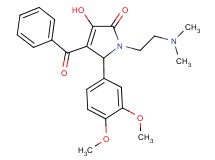 4-benzoyl-5-(3,4-dimethoxyphenyl)-1-[2-(dimethylamino)ethyl]-3-hydroxy-1,5-dihydro-2H-pyrrol-2-one
