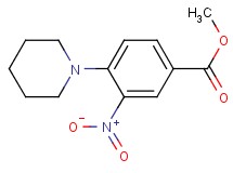 methyl 3-nitro-4-(1-piperidinyl)benzoate