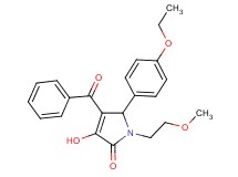 4-benzoyl-5-(4-ethoxyphenyl)-3-hydroxy-1-(2-methoxyethyl)-1,5-dihydro-2H-pyrrol-2-one