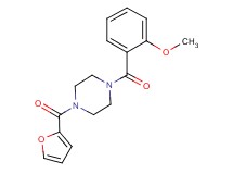 1-(2-furoyl)-4-(2-methoxybenzoyl)piperazine