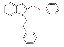 2-(phenoxymethyl)-1-(2-phenylethyl)-1H-benzimidazole