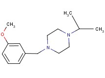 1-isopropyl-4-(3-methoxybenzyl)piperazine
