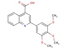 2-(3,4,5-trimethoxyphenyl)-4-quinolinecarboxylic acid