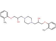 1,1'-(1,4-piperazinediyl)bis[3-(2-methylphenoxy)-2-propanol]