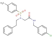 N~1~-(4-chlorobenzyl)-N~2~-[(4-methylphenyl)sulfonyl]-N~2~-(2-phenylethyl)glycinamide