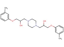 1,1'-(1,4-piperazinediyl)bis[3-(3-methylphenoxy)-2-propanol]