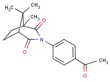 3-(4-acetylphenyl)-1,8,8-trimethyl-3-azabicyclo[3.2.1]octane-2,4-dione
