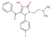 4-benzoyl-1-[2-(dimethylamino)ethyl]-5-(4-fluorophenyl)-3-hydroxy-1,5-dihydro-2H-pyrrol-2-one