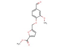 methyl 5-[(4-formyl-2-methoxyphenoxy)methyl]-2-furoate