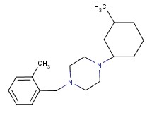 1-(2-methylbenzyl)-4-(3-methylcyclohexyl)piperazine oxalate