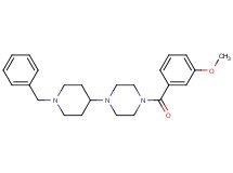 1-(1-benzyl-4-piperidinyl)-4-(3-methoxybenzoyl)piperazine oxalate