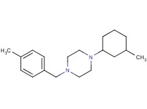 1-(4-methylbenzyl)-4-(3-methylcyclohexyl)piperazine oxalate