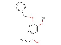 1-[4-(benzyloxy)-3-methoxyphenyl]-1-propanol