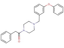 1-(3-phenoxybenzyl)-4-(phenylacetyl)piperazine
