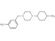 1-(3-methylbenzyl)-4-(4-methylcyclohexyl)piperazine oxalate