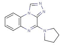 4-(1-pyrrolidinyl)[1,2,4]triazolo[4,3-a]quinoxaline