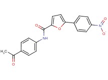 N-(4-acetylphenyl)-5-(4-nitrophenyl)-2-furamide
