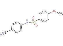 N-(4-cyanophenyl)-4-methoxybenzenesulfonamide