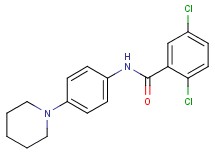 2,5-dichloro-N-[4-(1-piperidinyl)phenyl]benzamide