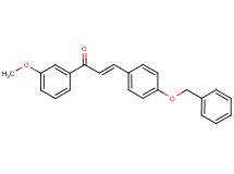 3-[4-(benzyloxy)phenyl]-1-(3-methoxyphenyl)-2-propen-1-one