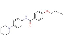 N-[4-(1-piperidinyl)phenyl]-4-propoxybenzamide