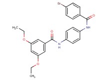 N-{4-[(4-bromobenzoyl)amino]phenyl}-3,5-diethoxybenzamide