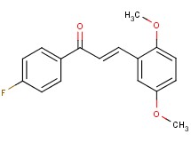 3-(2,5-dimethoxyphenyl)-1-(4-fluorophenyl)-2-propen-1-one