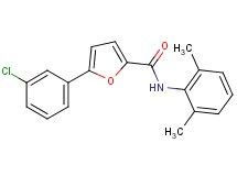 5-(3-chlorophenyl)-N-(2,6-dimethylphenyl)-2-furamide
