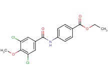 ethyl 4-[(3,5-dichloro-4-methoxybenzoyl)amino]benzoate