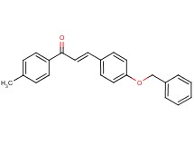 3-[4-(benzyloxy)phenyl]-1-(4-methylphenyl)-2-propen-1-one