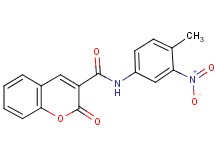 N-(4-methyl-3-nitrophenyl)-2-oxo-2H-chromene-3-carboxamide
