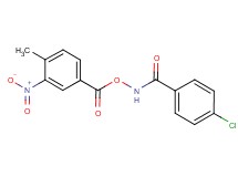 4-chloro-N-[(4-methyl-3-nitrobenzoyl)oxy]benzamide