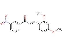 3-(2,4-dimethoxyphenyl)-1-(3-nitrophenyl)-2-propen-1-one