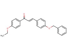 3-[4-(benzyloxy)phenyl]-1-(4-ethoxyphenyl)-2-propen-1-one