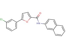 5-(3-chlorophenyl)-N-2-naphthyl-2-furamide