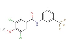 3,5-dichloro-4-methoxy-N-[3-(trifluoromethyl)phenyl]benzamide