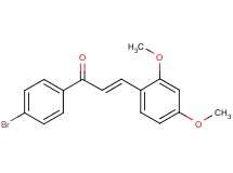 1-(4-bromophenyl)-3-(2,4-dimethoxyphenyl)-2-propen-1-one