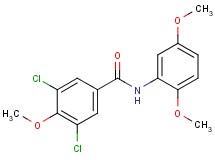 3,5-dichloro-N-(2,5-dimethoxyphenyl)-4-methoxybenzamide