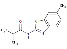 2-methyl-N-(6-methyl-1,3-benzothiazol-2-yl)propanamide