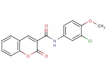 N-(3-chloro-4-methoxyphenyl)-2-oxo-2H-chromene-3-carboxamide