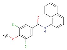 3,5-dichloro-4-methoxy-N-1-naphthylbenzamide