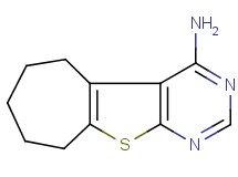 6,7,8,9-tetrahydro-5H-cyclohepta[4,5]thieno[2,3-d]pyrimidin-4-amine