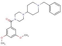 1-(1-benzyl-4-piperidinyl)-4-(3,5-dimethoxybenzoyl)piperazine