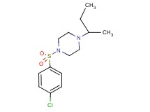 1-sec-butyl-4-[(4-chlorophenyl)sulfonyl]piperazine