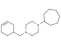 1-cycloheptyl-4-(3-cyclohexen-1-ylmethyl)piperazine oxalate