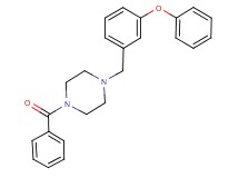 1-benzoyl-4-(3-phenoxybenzyl)piperazine