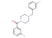 1-(3-fluorobenzoyl)-4-(3-fluorobenzyl)piperazine