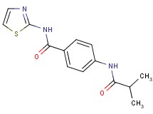4-(isobutyrylamino)-N-1,3-thiazol-2-ylbenzamide